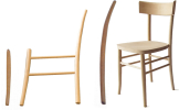 Milano Chair Wood Components